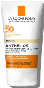 Physical sunscreen for the protection skin